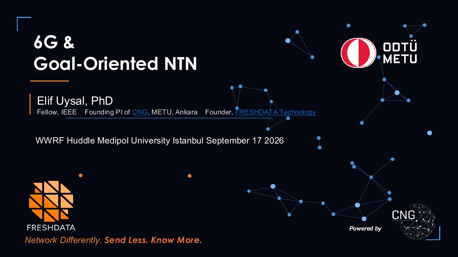 Slide 1 of 7 — 6G & Goal-Oriented NTN