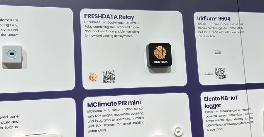 FRESHDATA Relay on the Wall of Fame at The Things Conference 2026